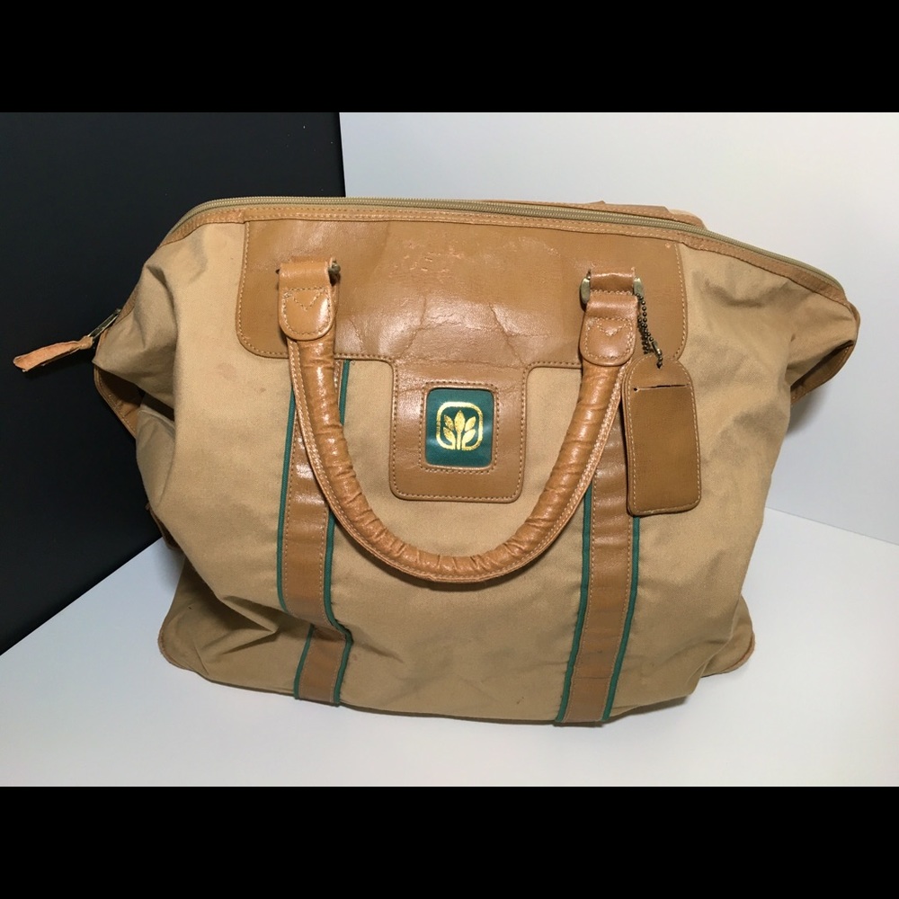 Vintage Travel bag,Tote, Avon, Large, Beige